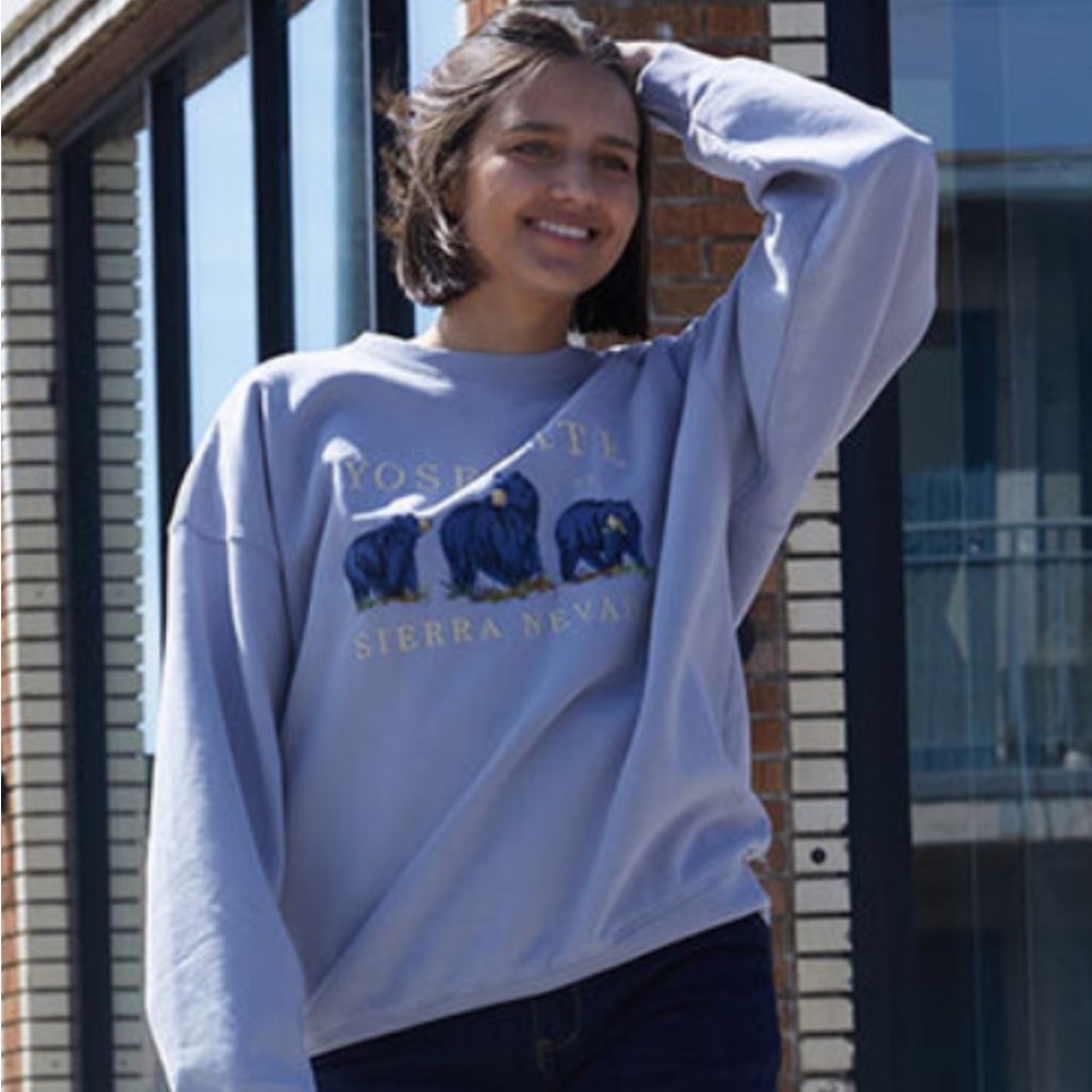 Brandy Melville | John Galt | Yosemite Bears | Crew |  Sweatshirt